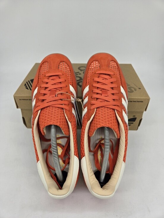 adidas Men\'s Gazelle Indoor JS0713 Glow Amber Off White Shoes Size 12 New main image 4